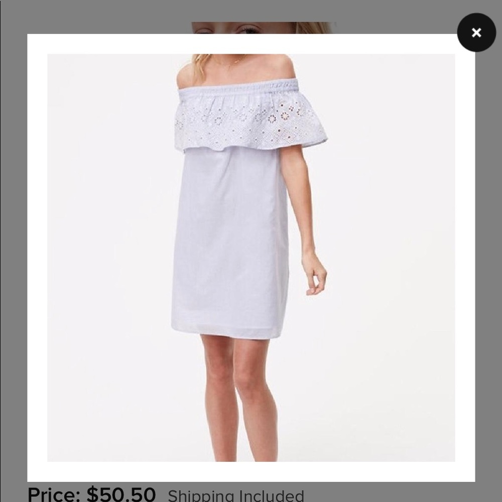 Ann Taylor Loft Off the Shoulders Dress